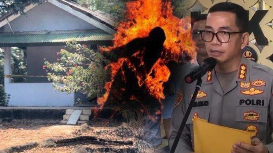 Rakaman CCTV Bongkar Pemuda Tusuk Diri Sendiri Sebelum Bakar Diri Hidup-Hidup