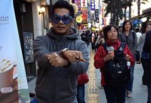 Foto : Fizz Fairuz Bergambar Ala “Gangnam Style” Di Korea