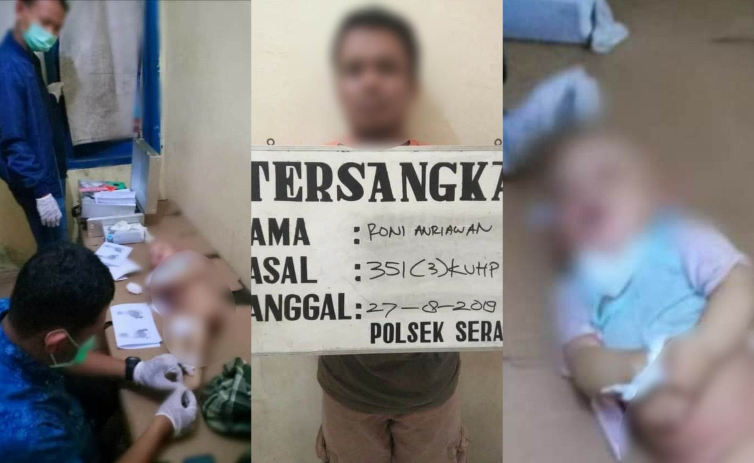 Kanak-Kanak 15 Bulan Dihempas Bapa Tiri Dekat Dinding Bilik Hingga Maut