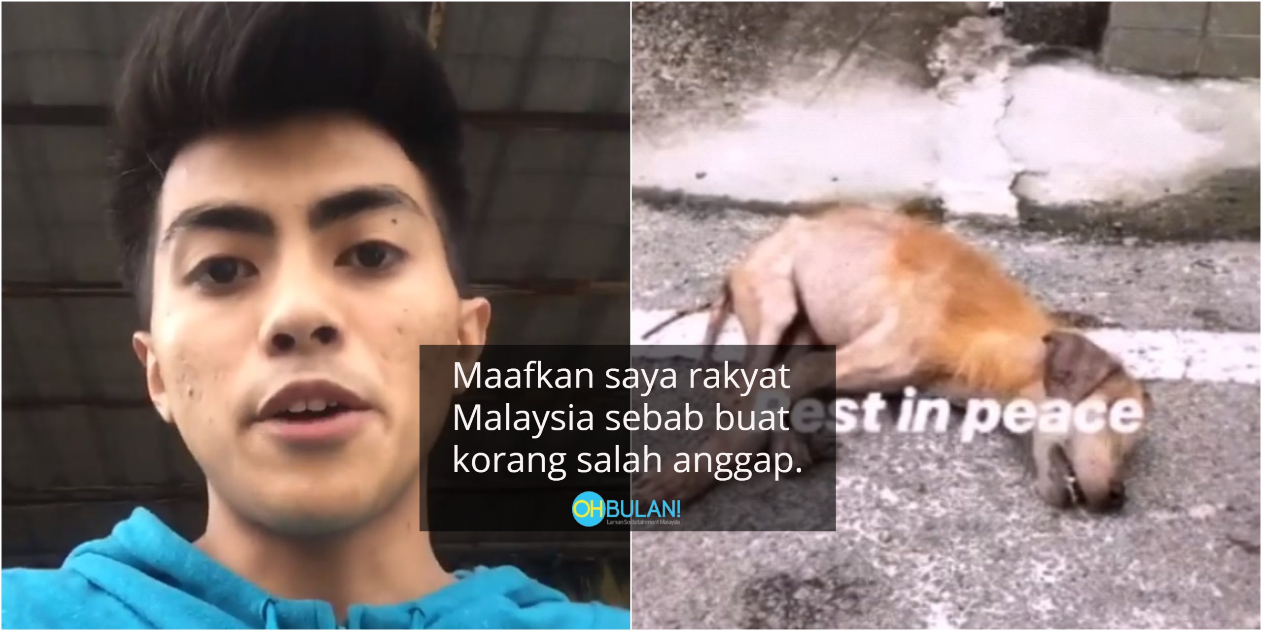 Remaja Muatnaik Video Halau Anjing Mati Mohon Maaf Selepas Terima Panggilan Syed Saddiq