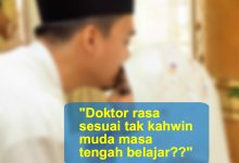 “Doktor rasa sesuai tak kahwin muda masa tengah belajar?” – Ini Jawapan ‘Padu’ Pensyarah