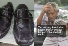 Abis La Duit Ko, Ko Ada Duit Ke? – Kisah Sayu Seorang Ayah Tetap Pakai Kasut Buruk Kerana Tak Mahu Bebankan Anak