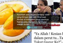 ‘Takpe Bro Sharnaaz, Buat Pekak Je..’ – Dikecam Bagi Isteri Makan Durian, Ini Jawapan Doktor