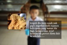 Cuma Makan Kulit Ayam Kawan – Kisah Sayu Murid Tidak Pernah Bawa Duit Ke Sekolah