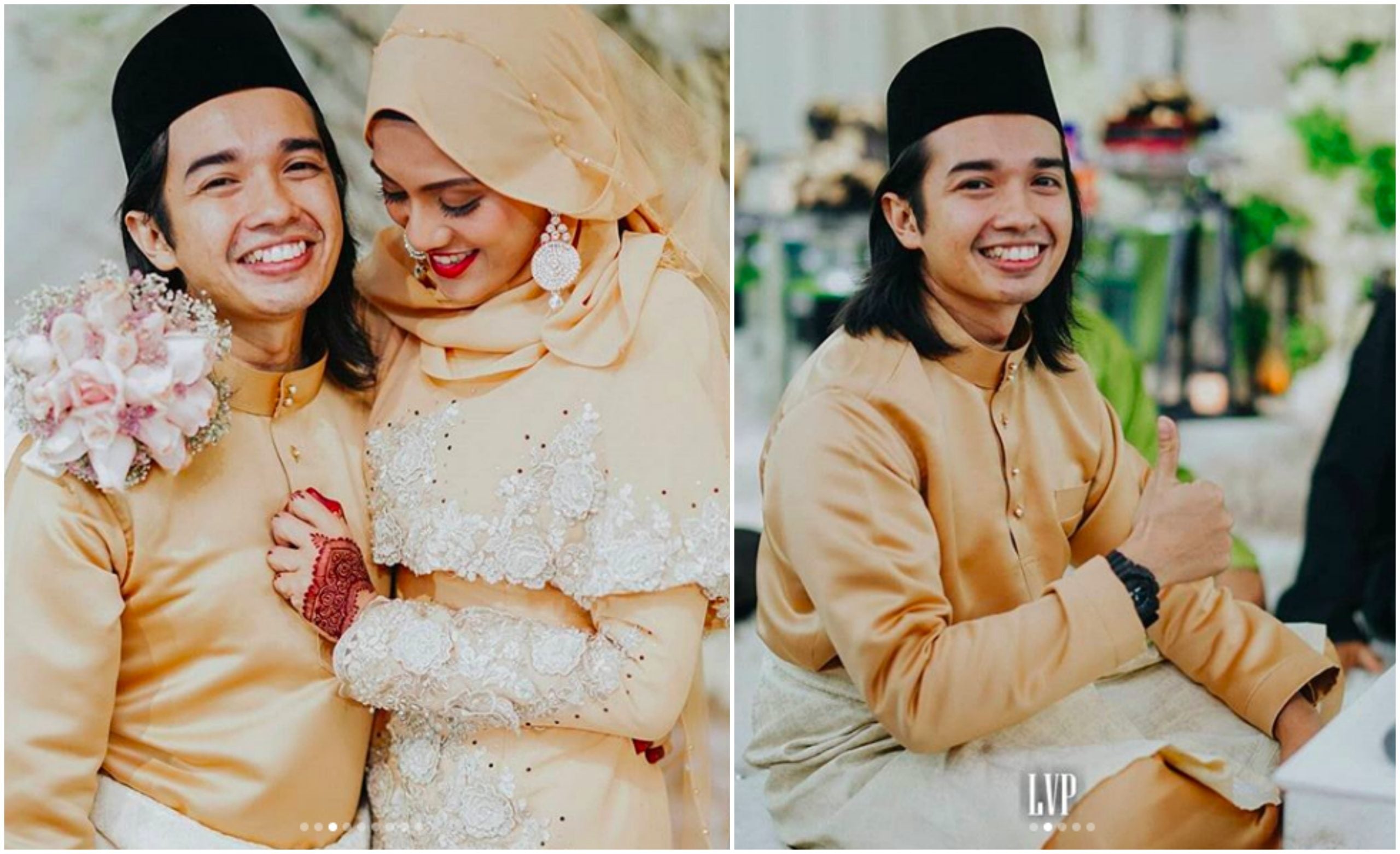[FOTO] Dengan Sekali Lafaz, Rody Kristal Bolosi Gawang Hati Niena Azman. Tahniah!