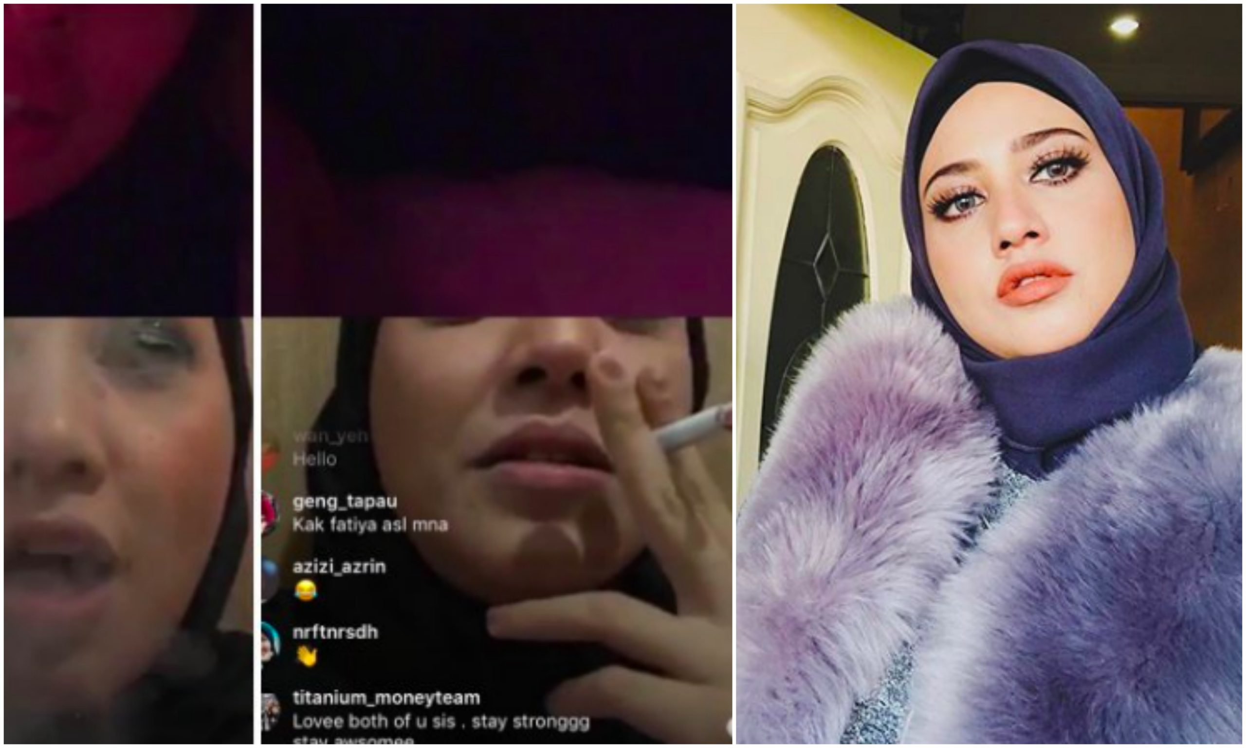 ‘Saya Perokok, Keluarga Saya Juga Tahu..’ – Fathia Latiff Penat Hidup Hipokrit