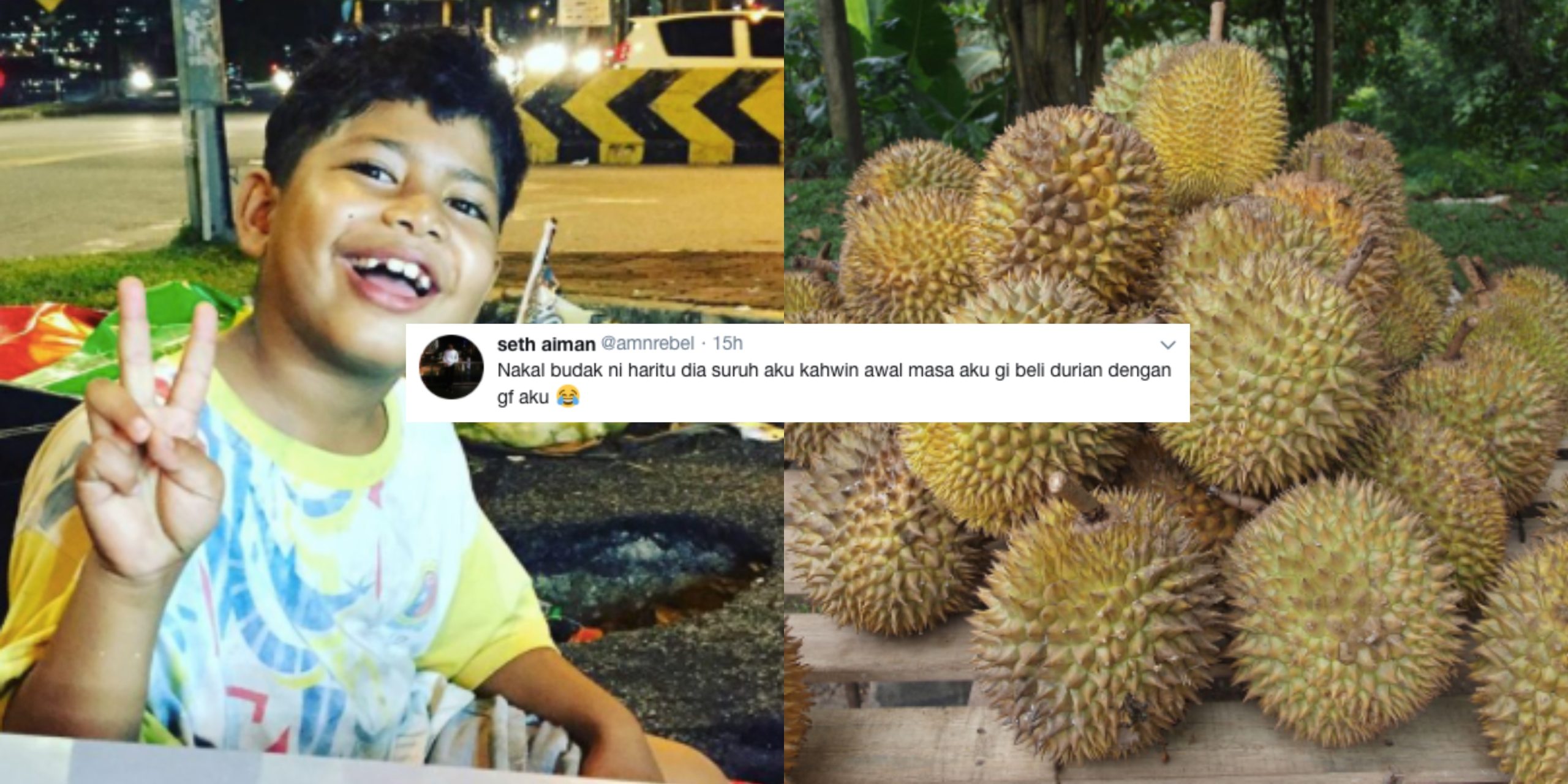 Kisah Budak 8 Tahun Jual Durian Buat Ramai Terkedu..