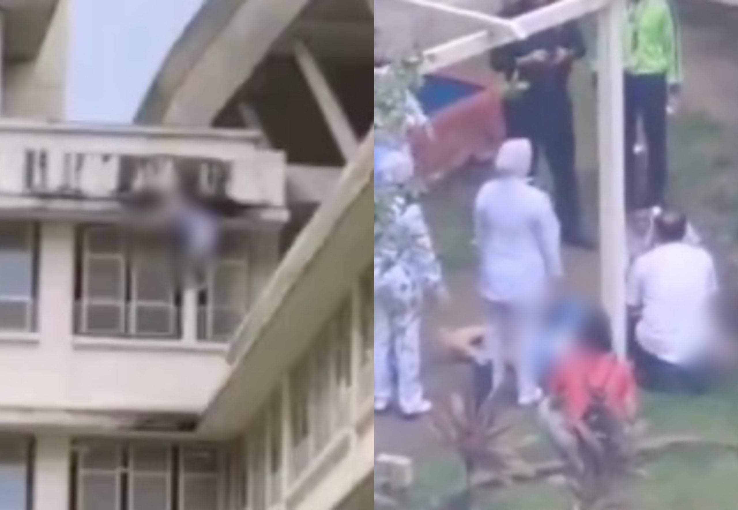 [VIDEO] Detik Cemas Lelaki Maut Selepas Terjun Dari Tingkat 6 Hospital