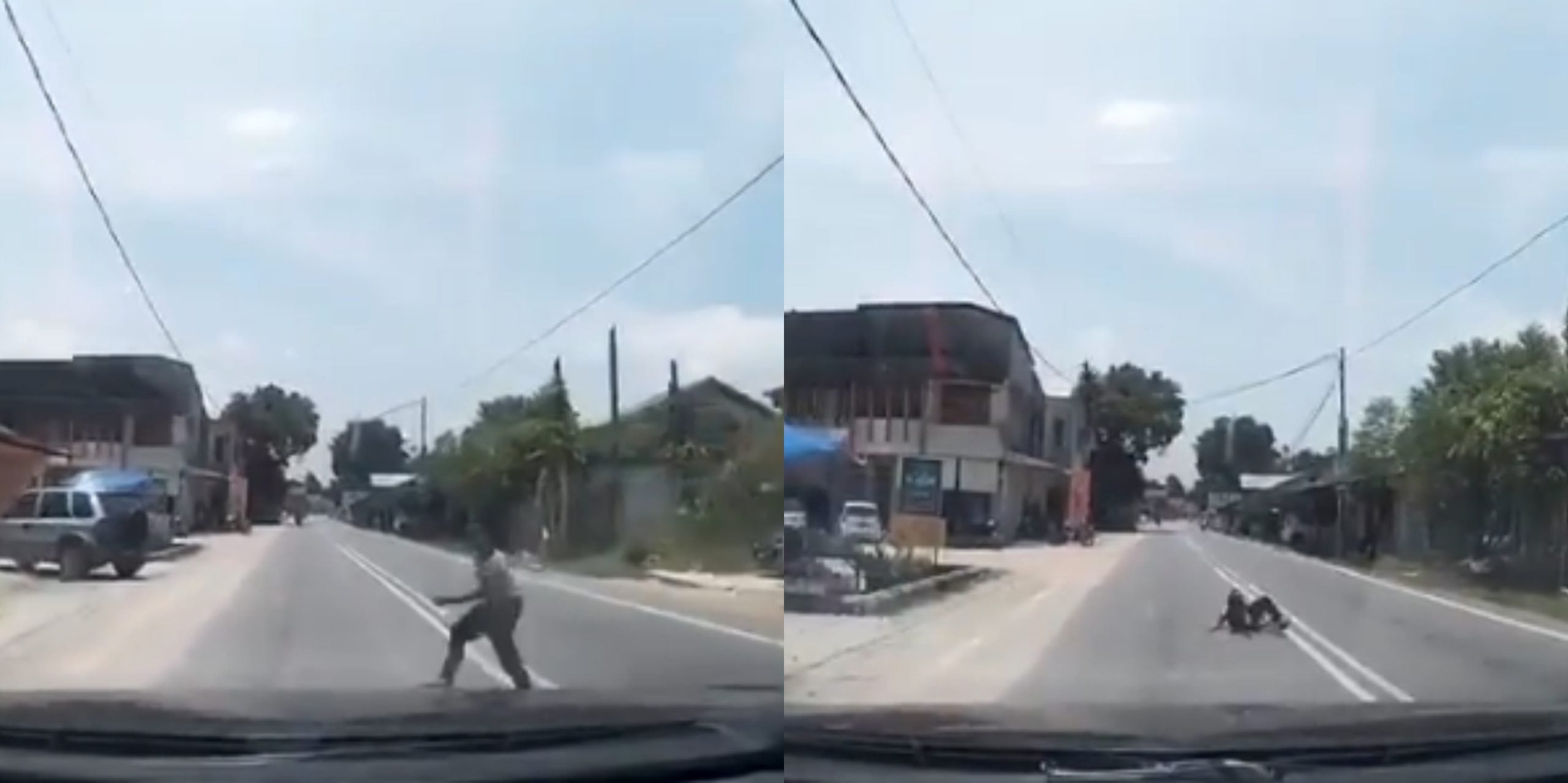 [Video] ‘Sebab Itu Kena Tengok Kiri Kanan Sebelum Lintas Jalan…’