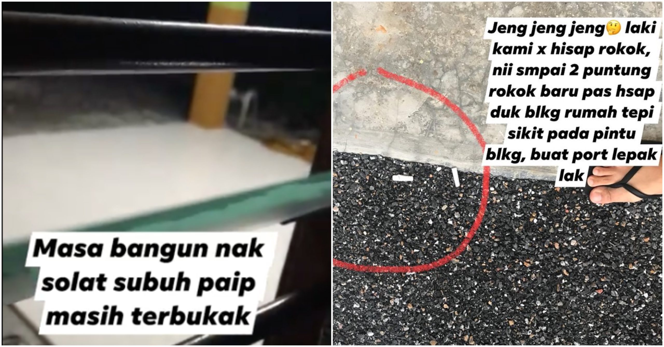 Paip Air Luar Rumah Tiba-Tiba Terbuka Pada Waktu Malam, Hati-Hati Taktik Terbaru Penyamun Ini!