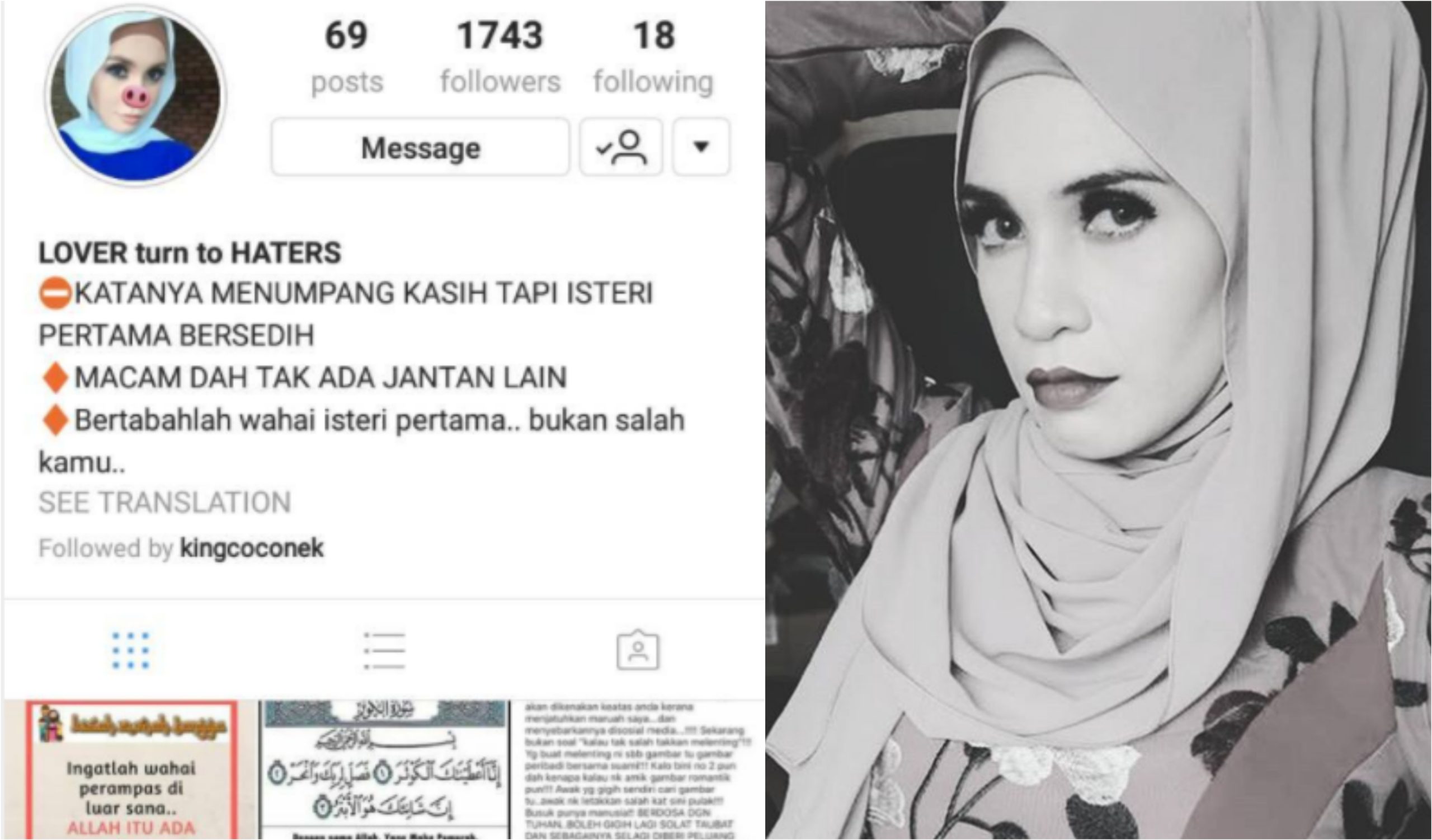 ‘Busuk Punya Manusia!’ – Izreen Azminda Berang Gambar ‘Romantik’ Bersama Suami Disebar