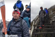 [VIDEO] Walaupun Berpuasa, Khairy Jamaluddin Bawa Obor & Berjaya ‘Tawan’ Gunung Kinabalu. Respect!