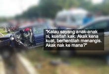 Akak Nak Ke Mana? – Jawapan Wanita Anak Dua Terlibat Kemalangan Ini Sangat Meruntun Jiwa