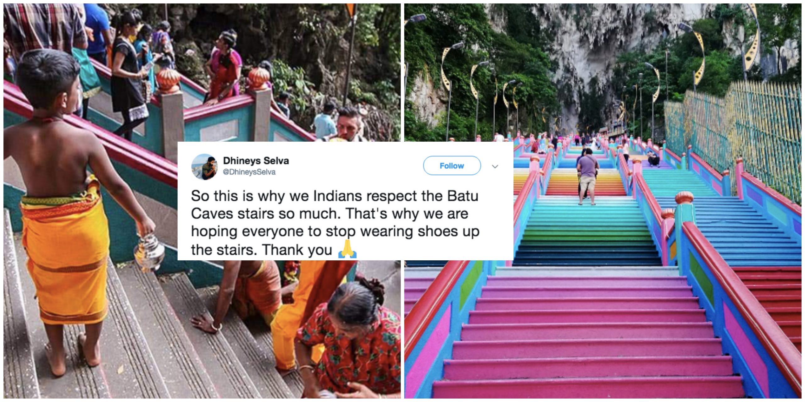 Boleh Atau Tidak Naik Tangga Batu Caves Dengan Kasut?