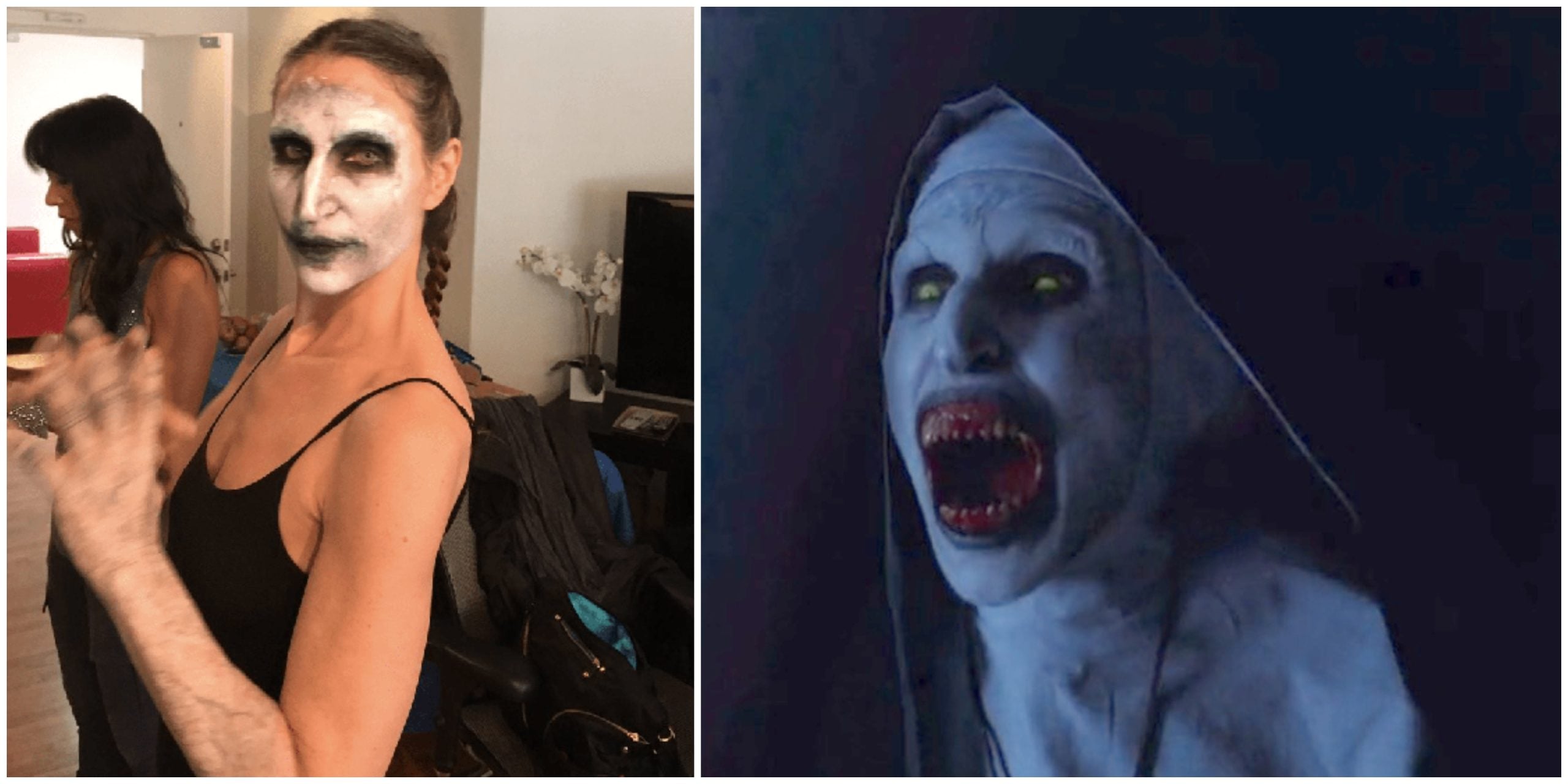 Rupanya Ini Muka Sebenar Pelakon Yang Jadi Valak Dalam Filem The Nun & The Conjuring.. Ada Beza Ke?