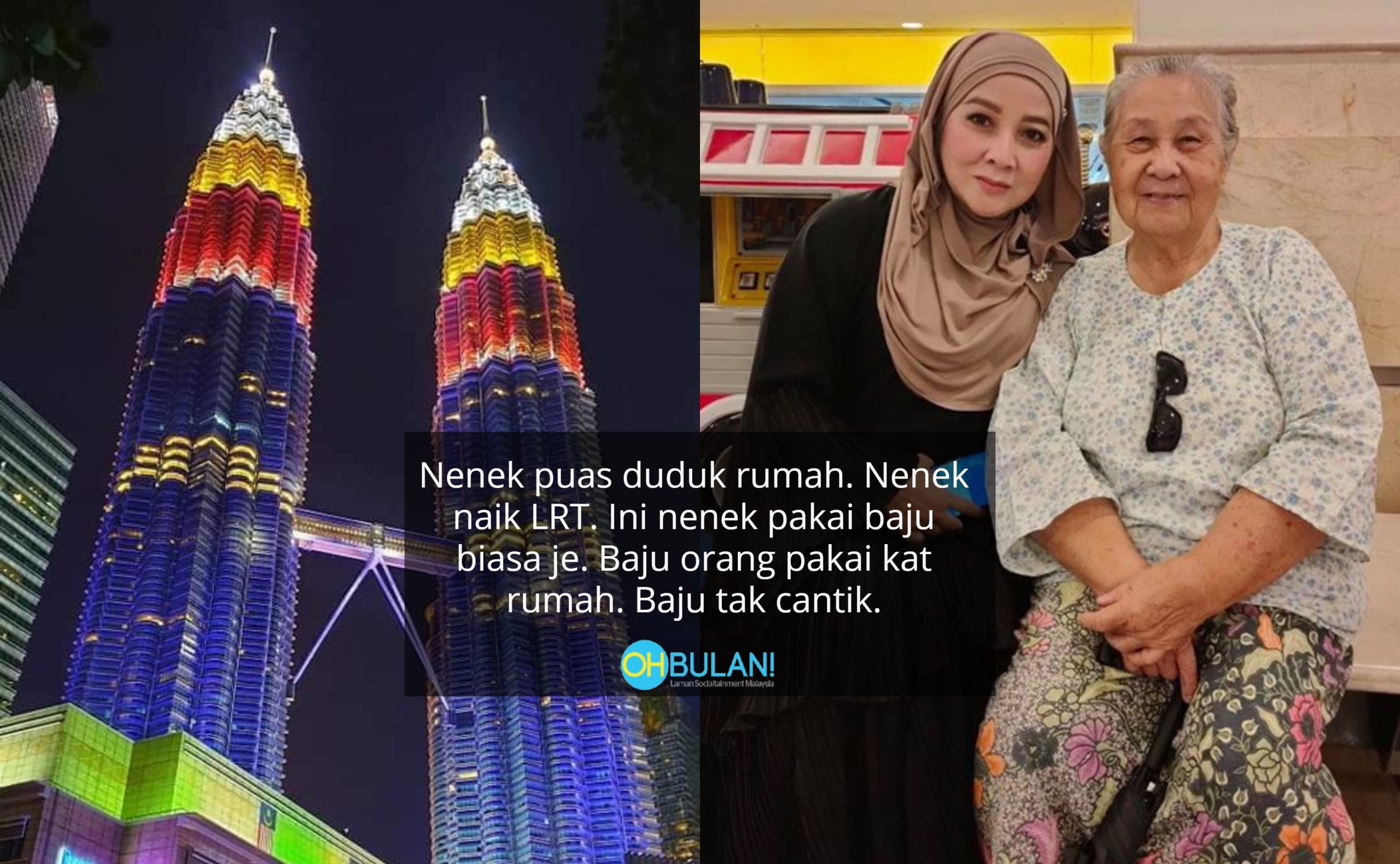 Gara-Gara Terlalu Bosan, Nenek 83 Tahun Ini Sanggup Ke KLCC Naik LRT