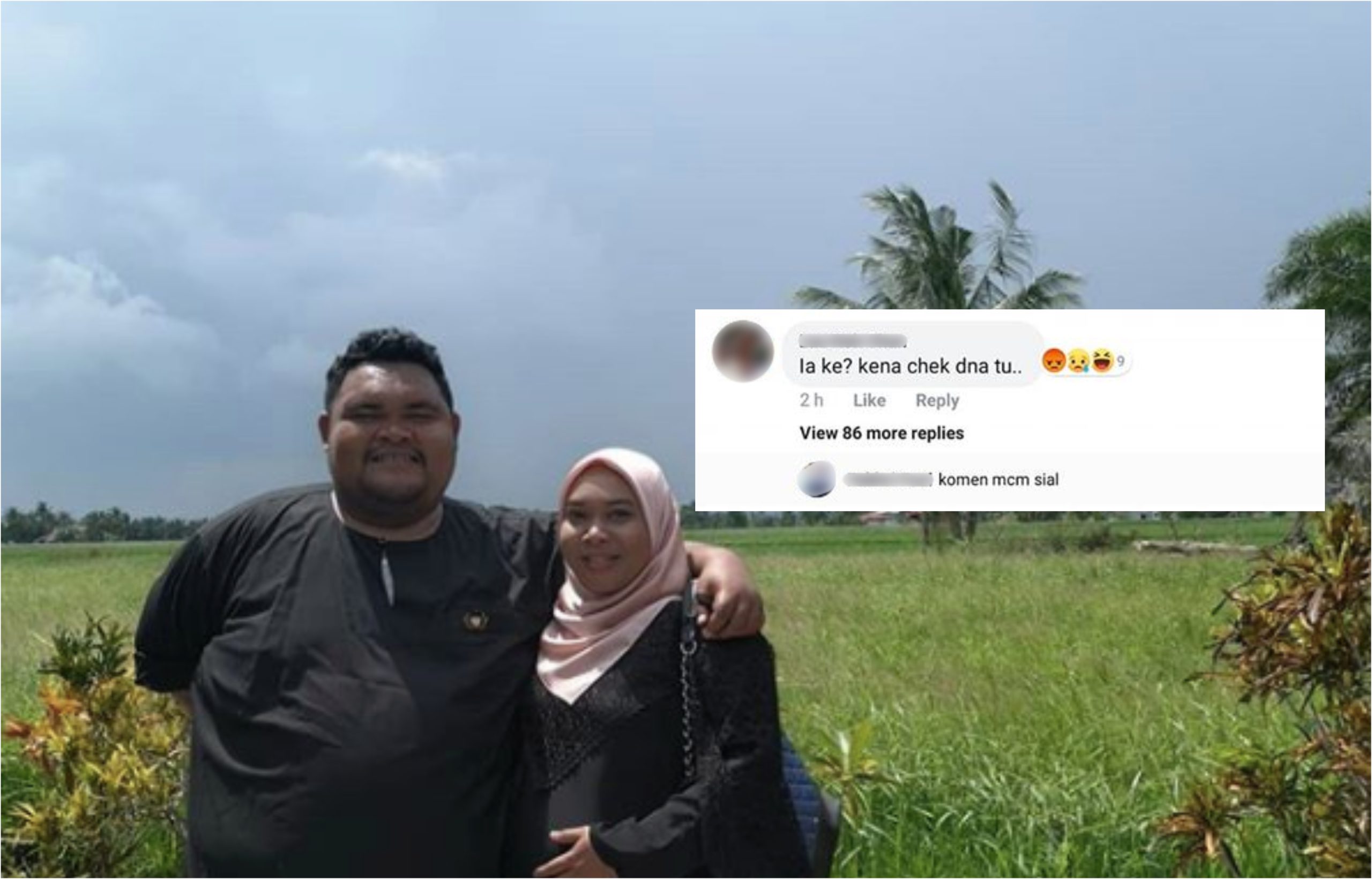 Gara-Gara Komen ‘Kena Check DNA’ Anak Abam Bocey, Lelaki Ini Diserang Netizen