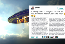 ‘Dari Rasa Nak Gelak, Terus Nak Marah’- Suami Luah Perasaan Isteri Idam Nak Naik UFO.. Kelakar Weh