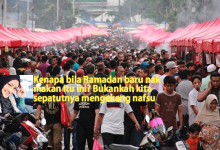 Pengunjung Bazar Ramadan Ikut Hawa Nafsu, Peniaga Ambil Kesempatan – Abby Abadi