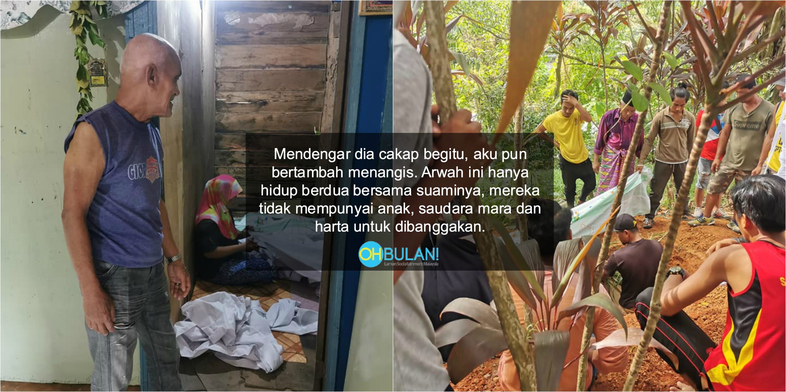 ‘Tiada Apa Dapat Aku Beri Padamu’ – Setia Ke Hujung Nyawa, Kisah Sayu Suami Kehilangan Isteri