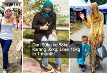 Dari 90kg Ke 58kg, Gadis Ini Kurangkan 10kg Dalam Masa Sebulan. Jom Baca!