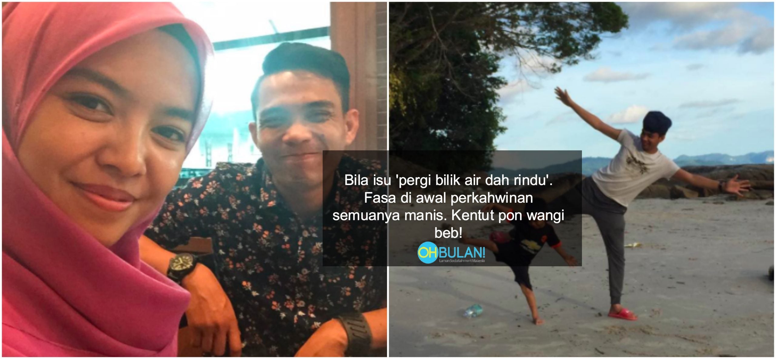 ‘Laki Kau Pakai Boxer Koyak Pun Sweet’ – Hidup Pasangan Ini Berubah Selepas Ada Anak Namun…
