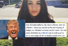 Donald Trump Cadang Seluruh Umat Islam Pakai Badge & ID, Ini Respon ‘Pedas’ Dari Gadis Jelita Ni