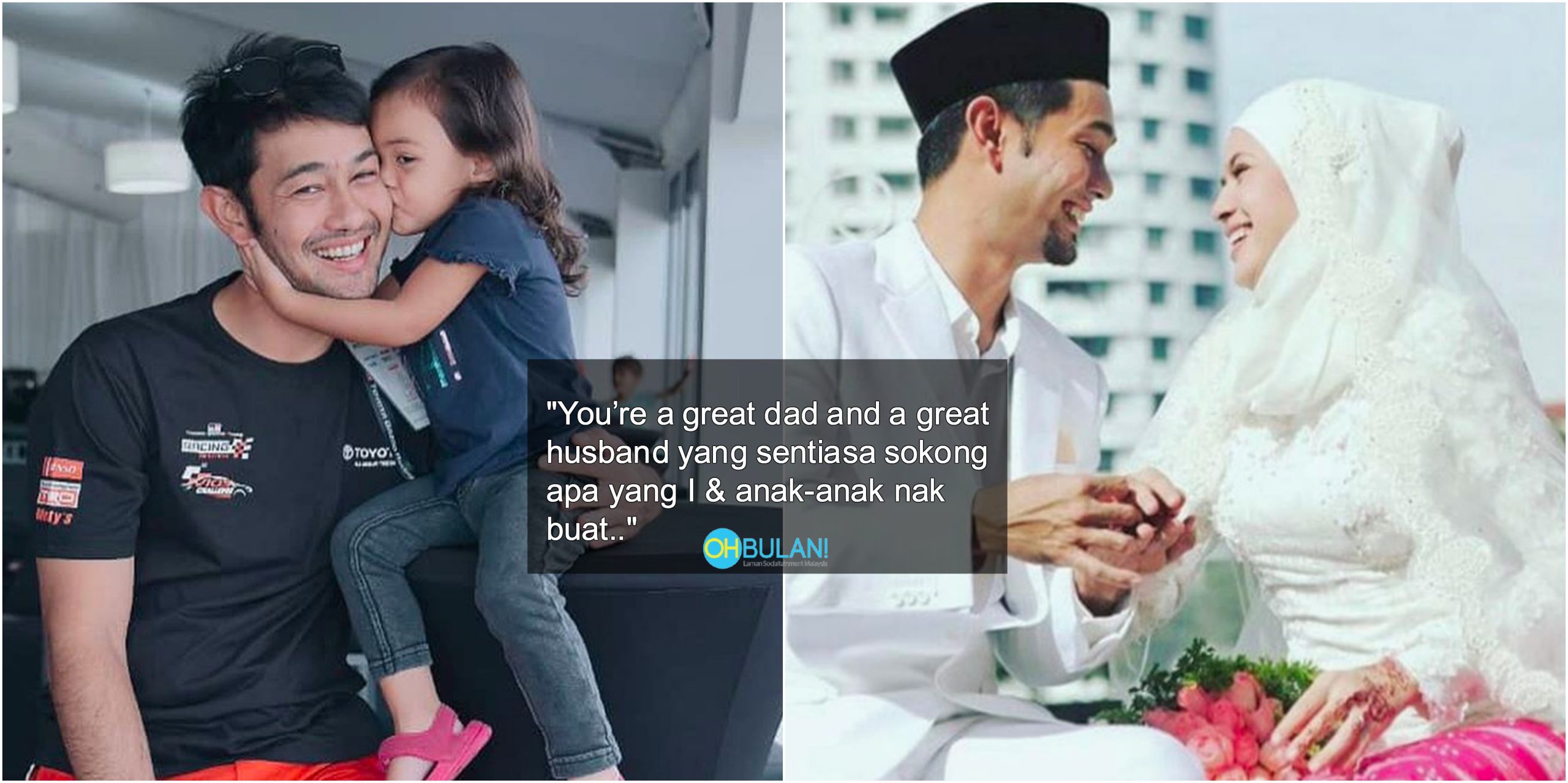 ‘Kalau Anak Jatuh Dia Lari Dulu’- Ucapan Sweet Diana Danielle Sempena Hari Jadi Farid Kamil.. Awwh!