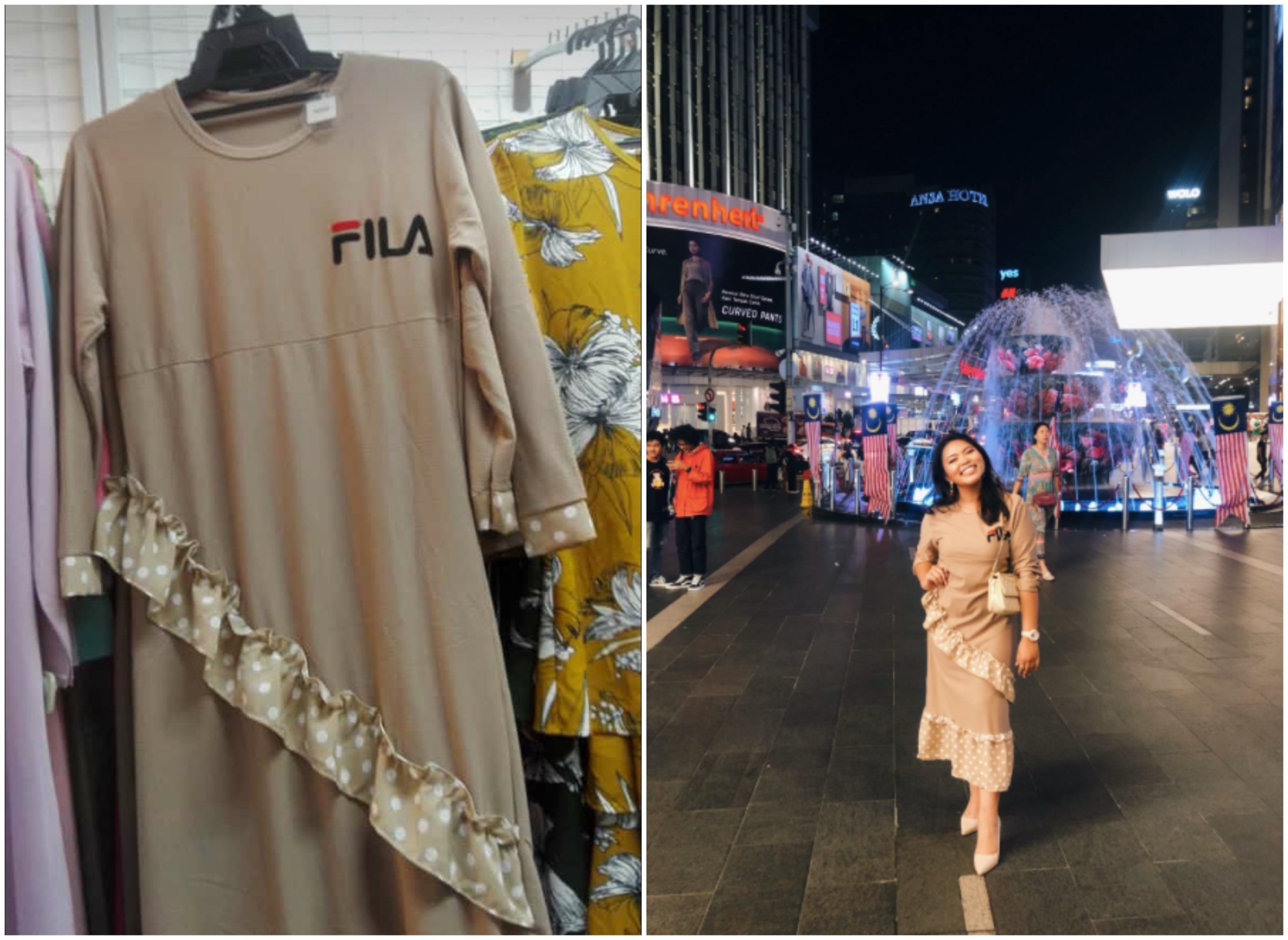 Gara-Gara ‘Tewas’ Cabaran Di Twitter, Wanita Ini Tunai Janji Pakai Dress Ala Rempit Ke KLFW!