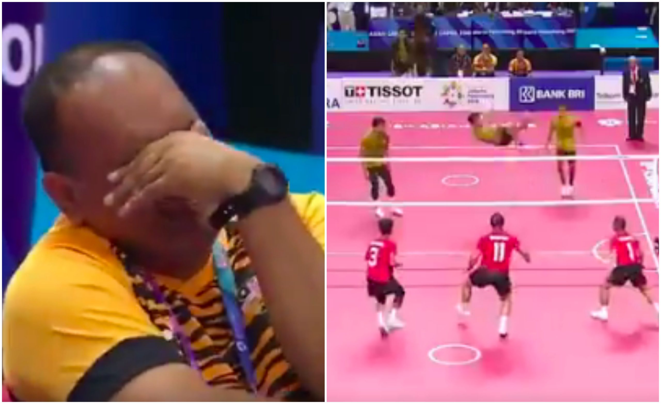 Libasan Maut Azlan Alias Akhiri Kemarau Emas Takraw Negara. Rasain Loe!