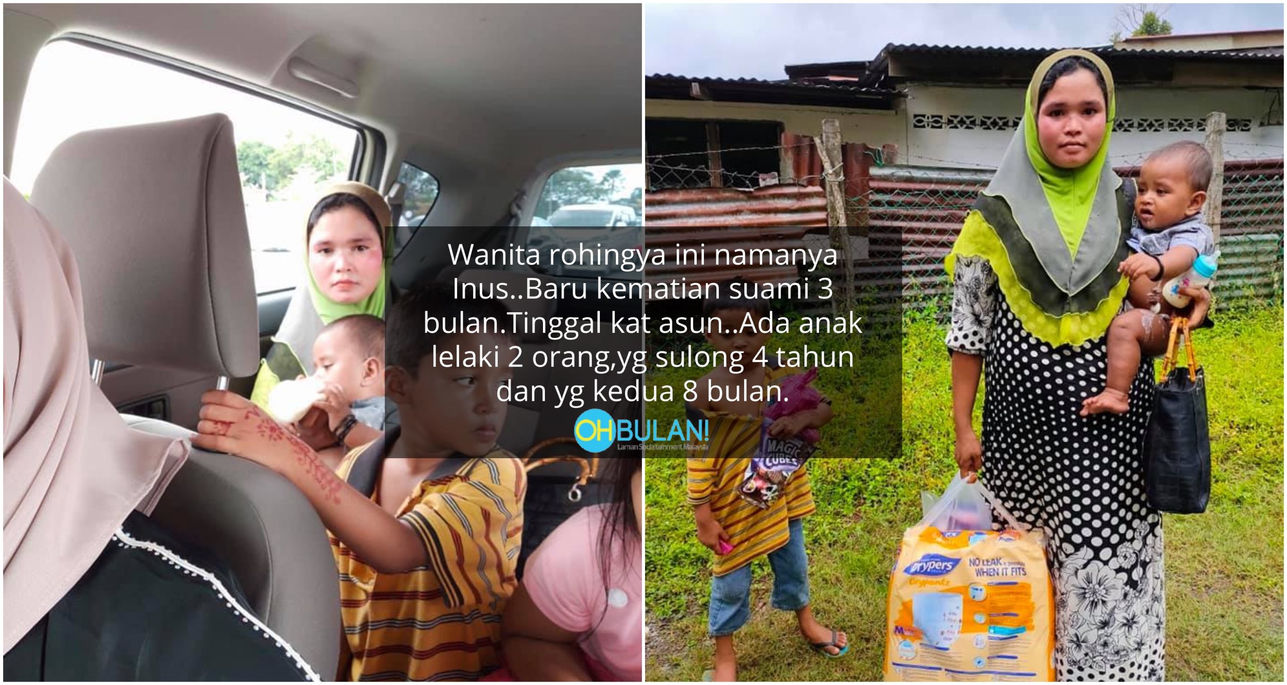 ‘Si Ibu Tunjuk Botol Susu Anak Dia Yang Kosong’