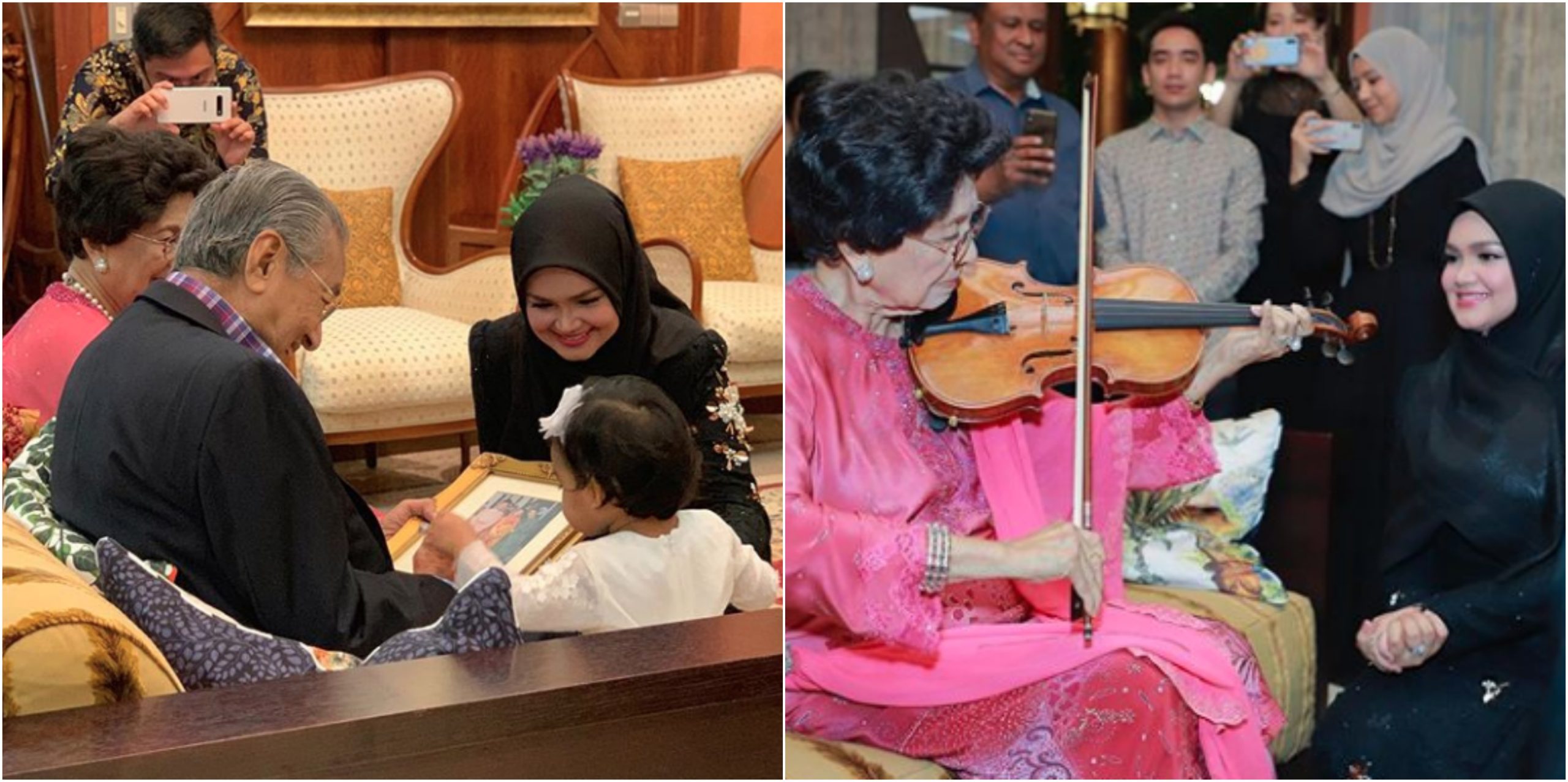 [VIDEO & FOTO] Sekitar Majlis Sambutan Hari Jadi Tun Mahathir & Tun Hasmah Di Rumah Siti Nurhaliza