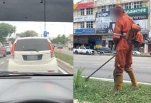 [VIDEO] Wanita ‘Memekak’ Pemotong Rumput Kotorkan Kereta, Netizen Sekolahkan Balik – ‘Kereta Kau Sorang Je Baru Basuh’