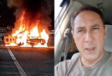 [VIDEO] Kereta Rentung Terbakar, Roy Azman Syukur Sempat Lari Keluar Bersama Isteri & Anak – ‘Masa Drive Ada Orang Hon Bagitau’