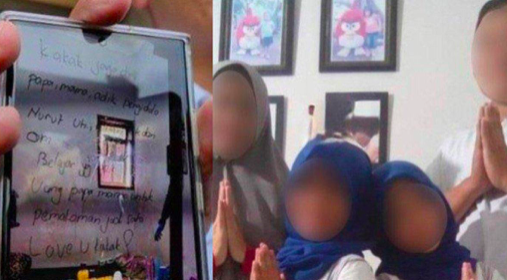 ‘Kakak Jaga Diri, Mama, Papa & Adik Pergi Dulu’ – Terjerat Hutang, Guru Sekolah Ajak Isteri & Anak Bunuh Diri