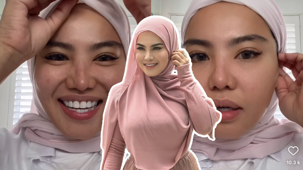 Netizen Puji Wajah Polos Watie Hanifiah – ‘Orang Baik Hati Macam Dia Tak Perlu Make Up Beria, Dah Berseri’