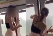 [VIDEO] Cuba Buka Pintu Tren MRT Sedang Bergerak, Wanita Disiasat Pihak Polis