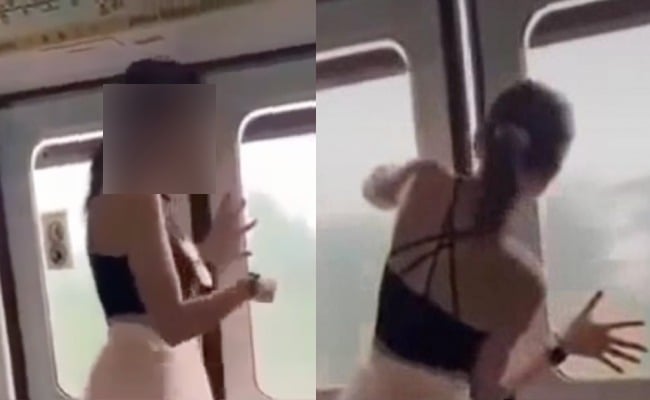 [VIDEO] Cuba Buka Pintu Tren MRT Sedang Bergerak, Wanita Disiasat Pihak Polis