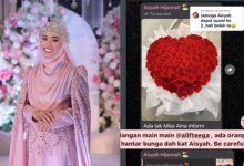 [VIDEO] Aisyah Hijanah Terima Ros Merah Berharga RM1.6K, Peminat Misteri Munculkan Diri 