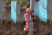 Anak Belasah & Ikat Ibu Di Tiang Elektrik Gara-Gara Terambil Sayur