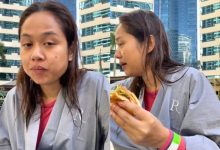 16 Jam Tak Tidur Sebab Shooting, Netizen Puji Liyana Jasmay ‘Post’ Video Makan Burger Tanpa Filter