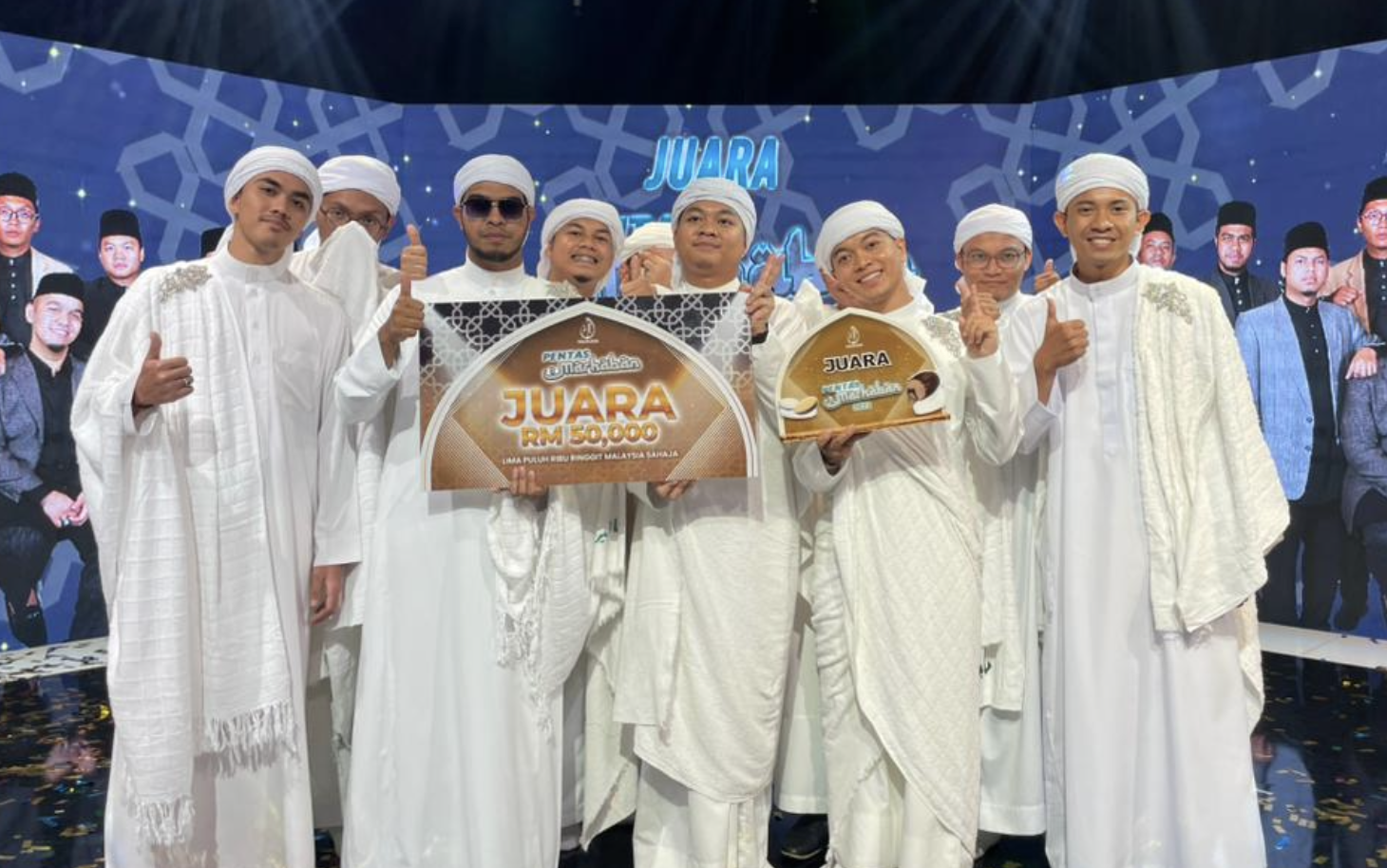 Kumpulan Al-Maqari Diumum Juara Pentas Marhaban, Bawa Pulang Hadiah Wang Tunai RM50,000