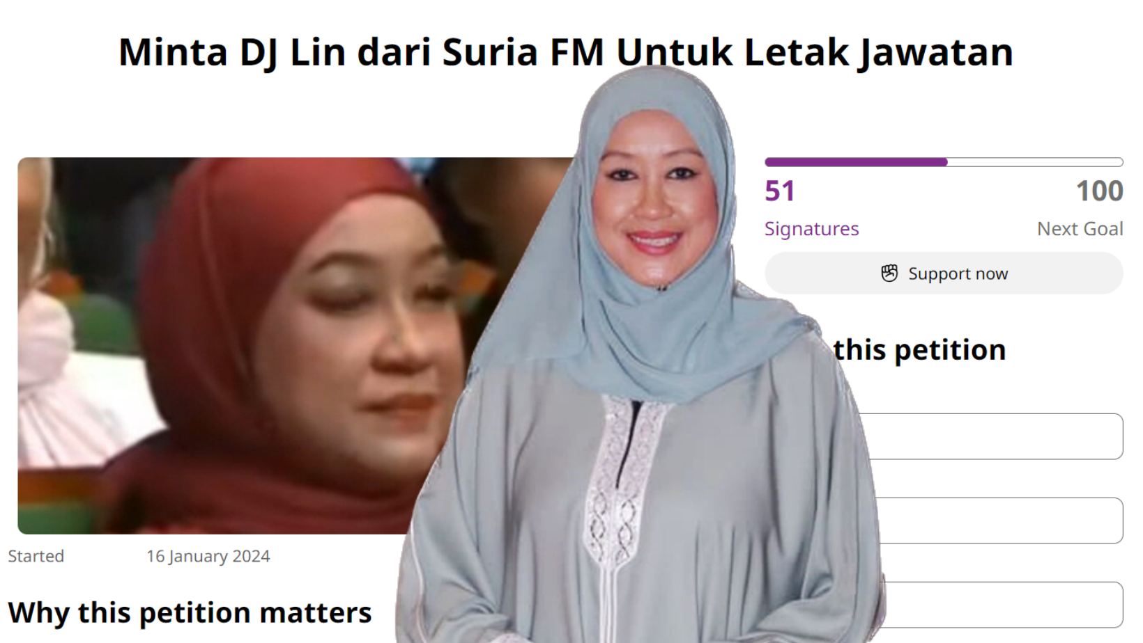 Netizen Lancar Petisyen, Minta DJ Lin Letak Jawatan – ‘Kami Percaya Dia Sudah Tidak Relevan’