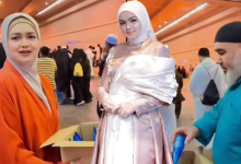 [VIDEO] Siti Nurhaliza Segan Wajah Dirakam Ketika Sedang Sedekah 5,000 Ais Krim Di Makkah