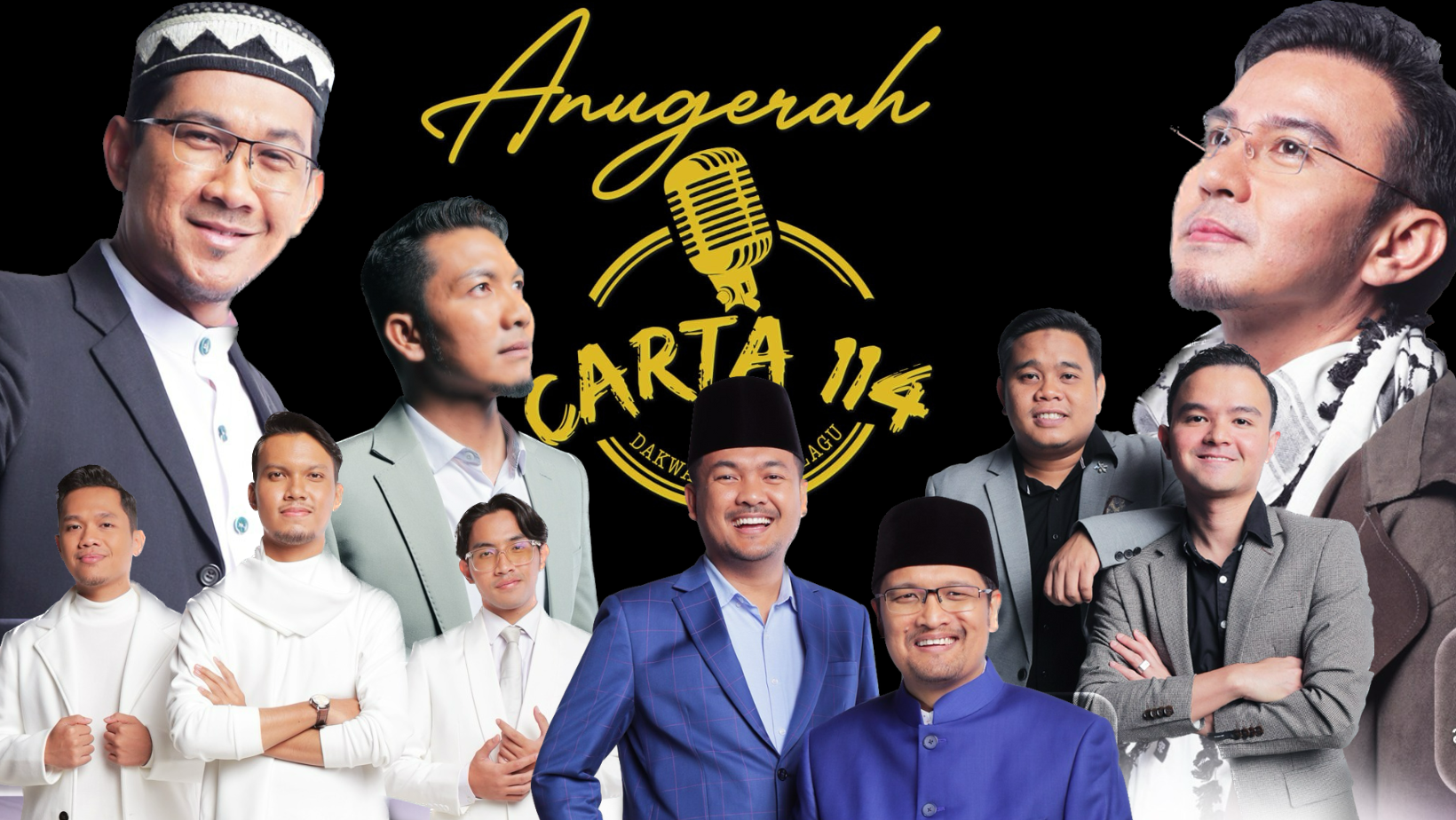 6 Juara Berentap Di Final Anugerah Carta 114! Fitri Haris & InTeam Antara Persaing Sengit