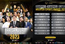 Anugerah E-Sukan Malaysia 2023: 22 Juri Mengadili 16 Kategori