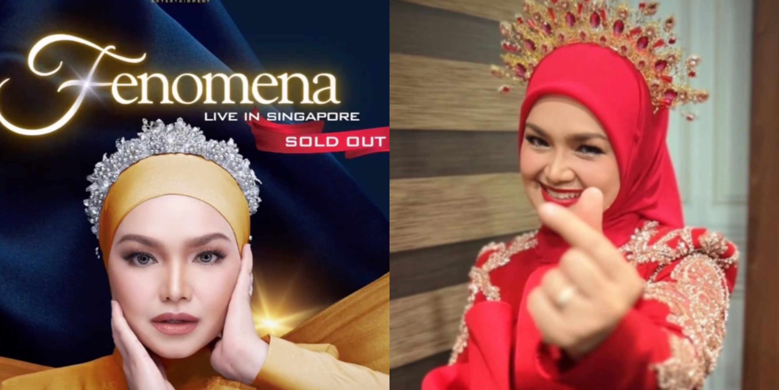 Siti Nurhaliza Cipta Fenomena Lagi! Tiket Konsert Di Singapura ‘Sold Out’ Kurang 2 Jam