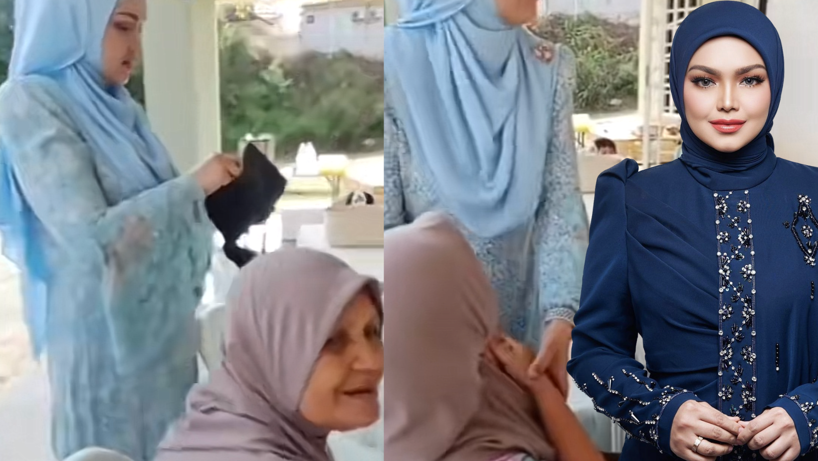 [VIDEO] Siti Nurhaliza Salam Mak Salmah Sambil Hulur Duit Belanja Raih Pujian, Netizen Terus Rindu Mak Di Kampung