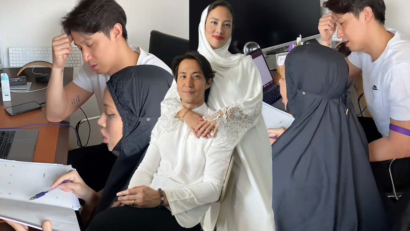 [VIDEO] Sasha Abdul Aziz Ajar Suami Mualaf Baca Huruf Jawi Raih Pujian – ‘Masyallah, Ladang Pahala’