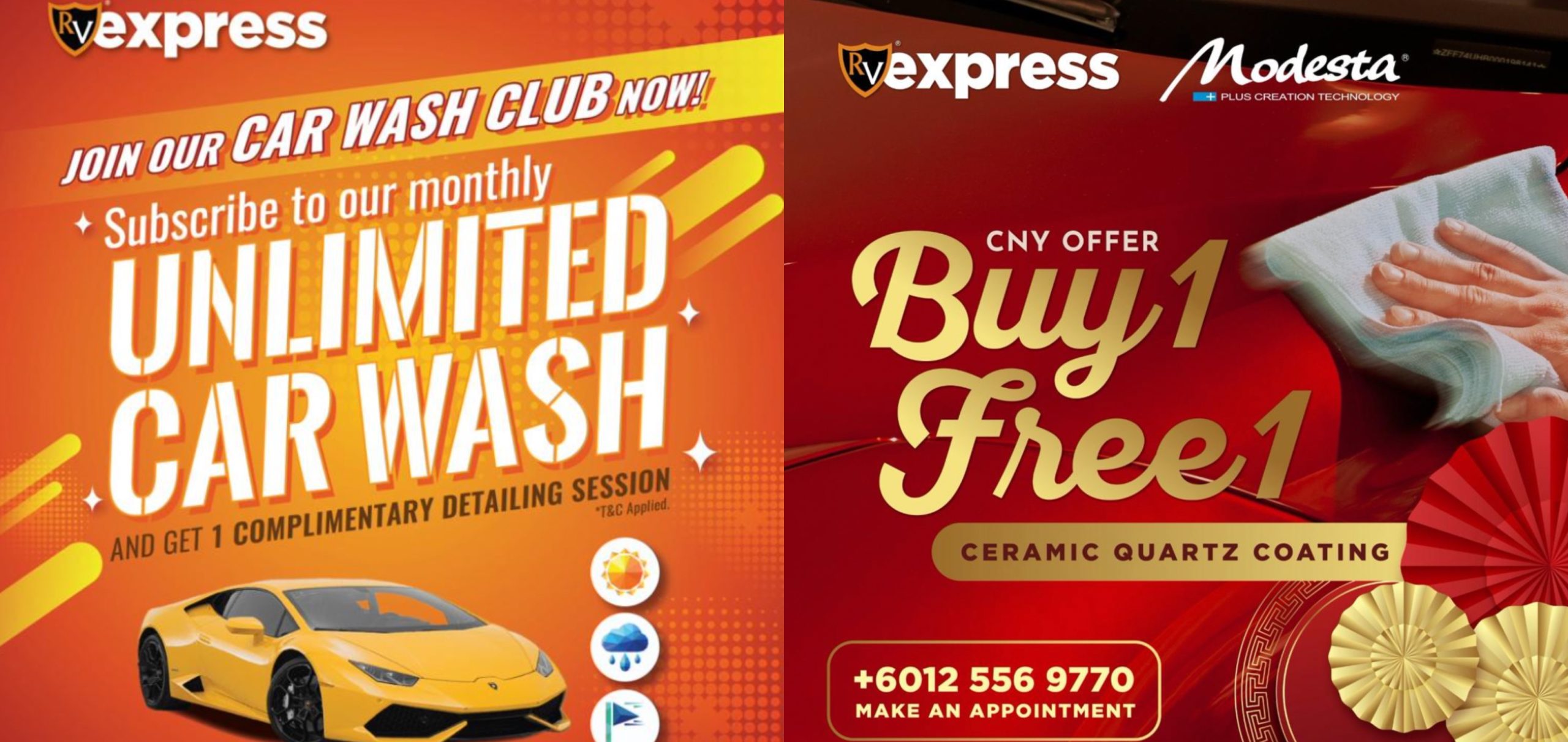 RV Express Sedia Pelbagai Perkhidmatan Untuk Kereta Anda! – ‘Murah, Berbaloi & Dijamin Bersih’